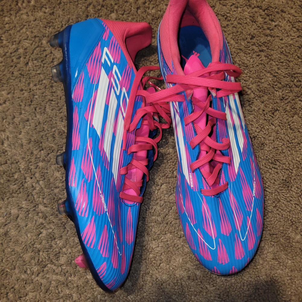 adidas Blue and Pink Athletic Shoes
